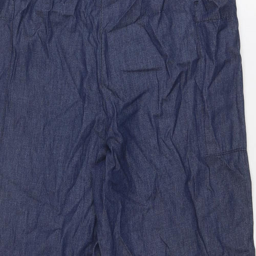 I.D Clothing Womens Blue Cotton Straight Jeans Size 30 in Regular Button