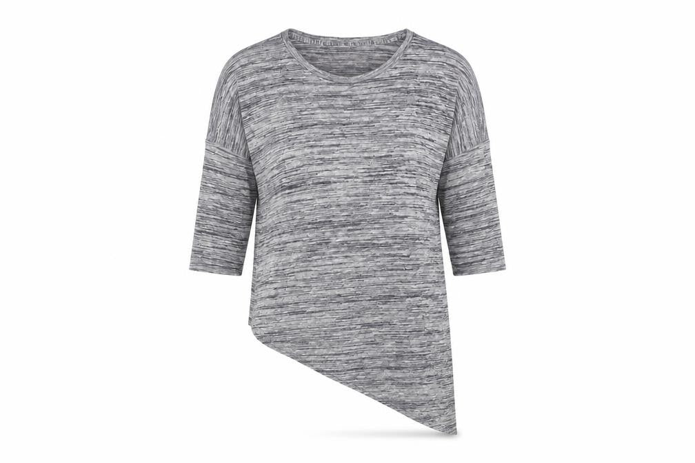 Front view of Wallis women’s blue round neck viscose jumper, size L
