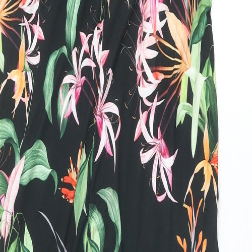 Roman Womens Multicoloured Geometric Polyester Jumpsuit One-Piece Size 14 Pullover - Flower Leaf pattern