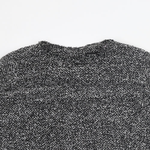 Dorothy Perkins Womens Grey Round Neck Polyester Pullover Jumper Size 14