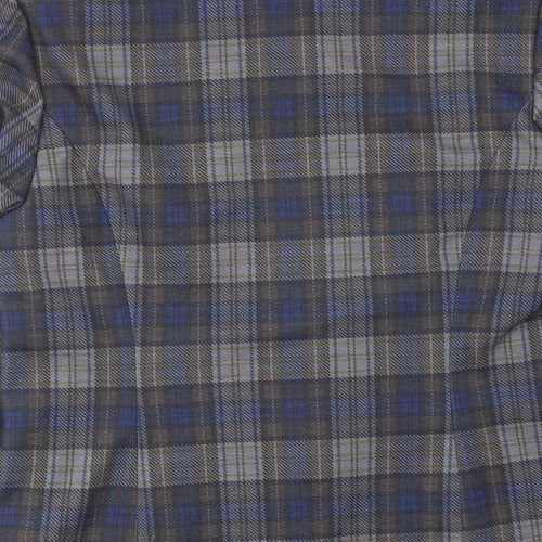 Karelia Womens Multicoloured Plaid Jacket Size 12 Button