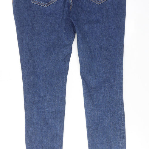 ASOS Womens Blue Cotton Skinny Jeans Size 10 Regular