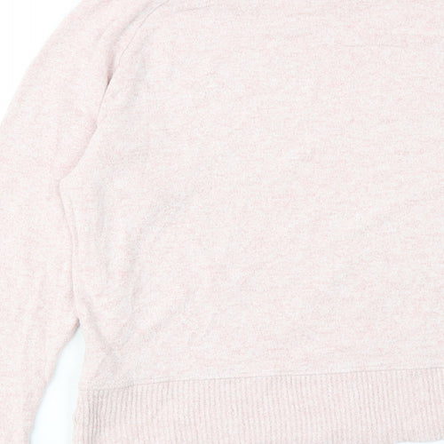 NEXT Womens Pink Viscose Pullover Sweatshirt Size 12 Pullover
