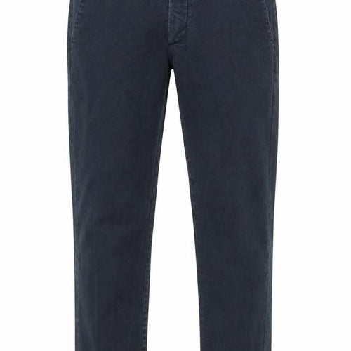 Departments Mens Blue Cotton Trousers Size 30 in Regular Zip