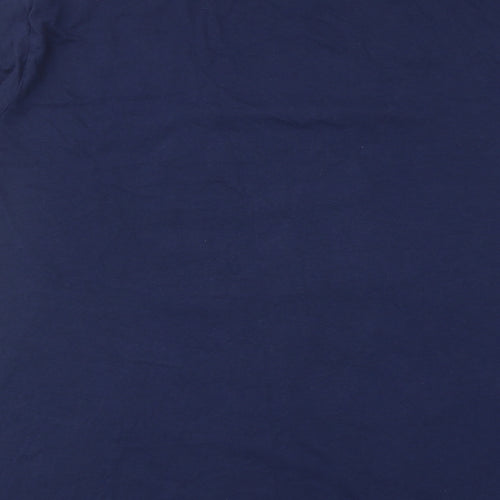 Peppa Pig Mens Blue Cotton T-Shirt Size 3XL Round Neck - Daddy Pig Hero of the day!