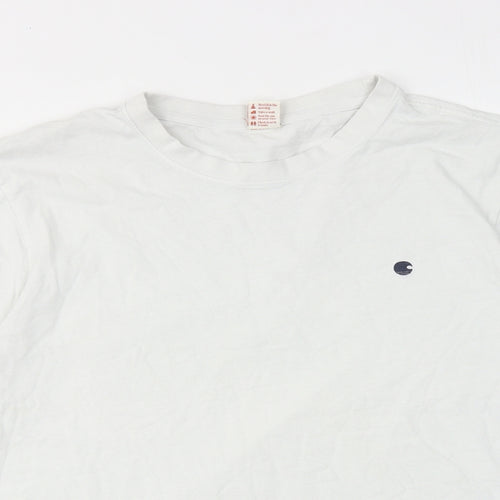 SoulCal&Co Mens White Cotton T-Shirt Size 2XL Round Neck