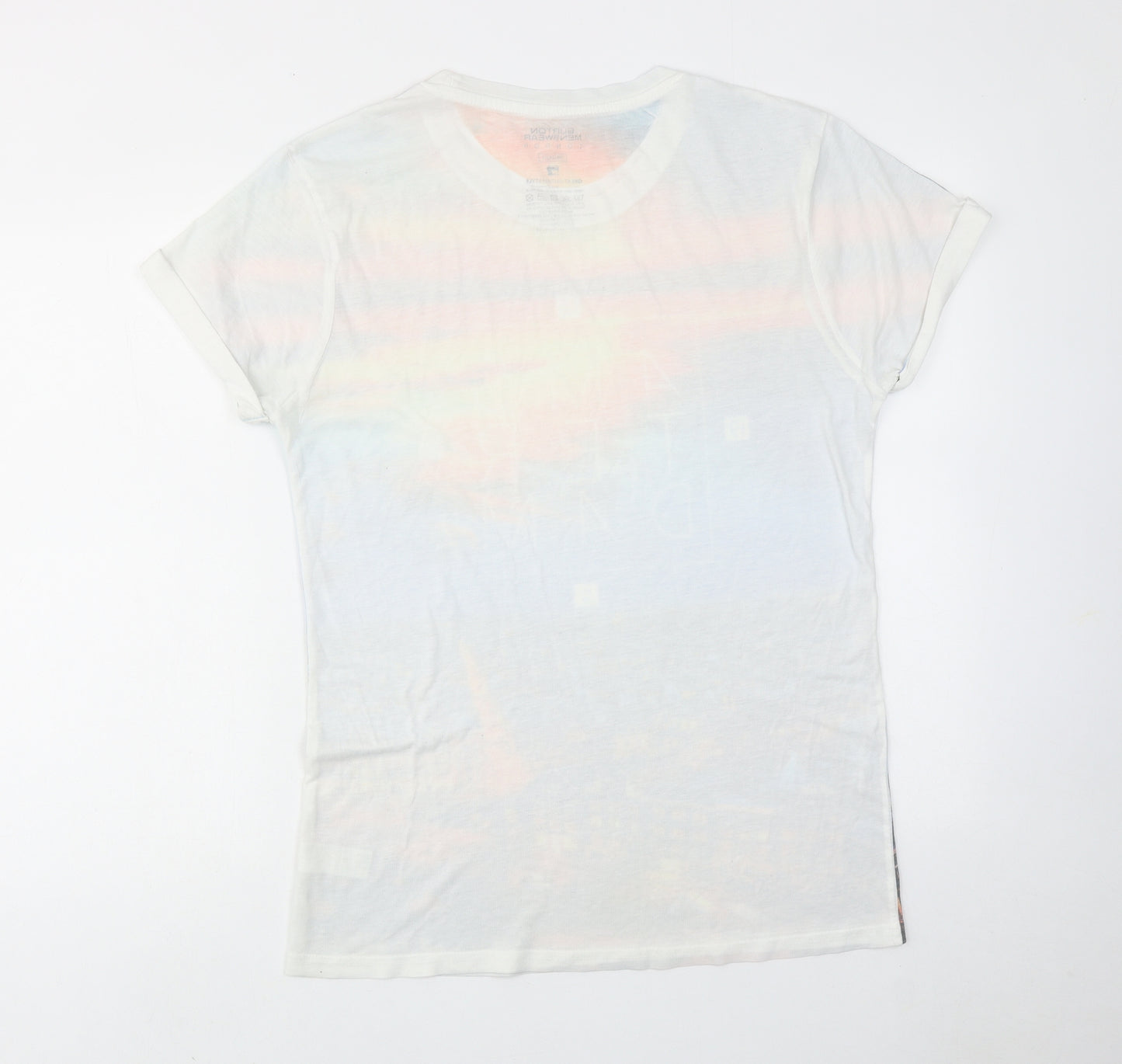 Burton Mens Multicoloured Polyester T-Shirt Size M Round Neck - Amsterdam