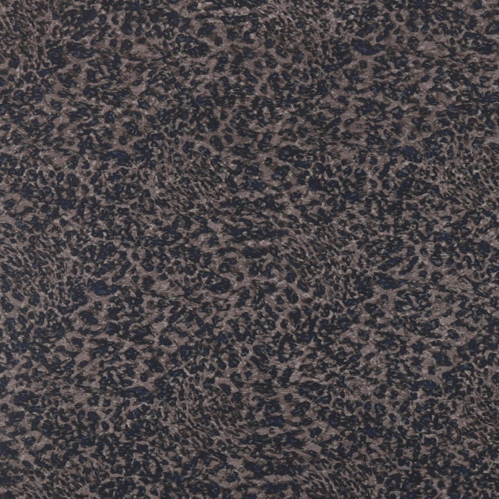 GOODMOVE Womens Brown Animal Print Polyester Basic T-Shirt Size 20 Boat Neck