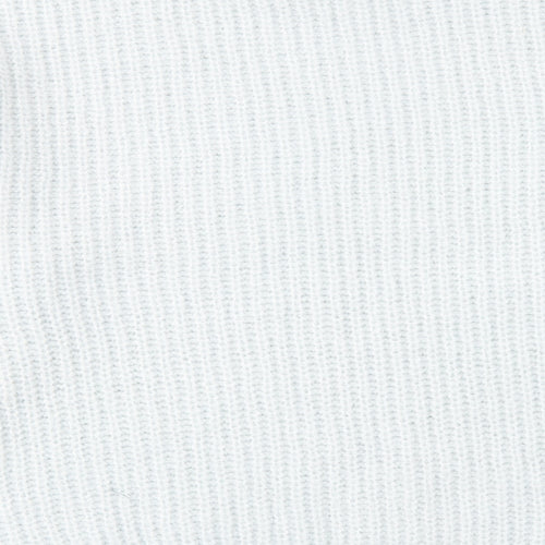 Topshop Womens Blue Round Neck Polyester Pullover Jumper Size L