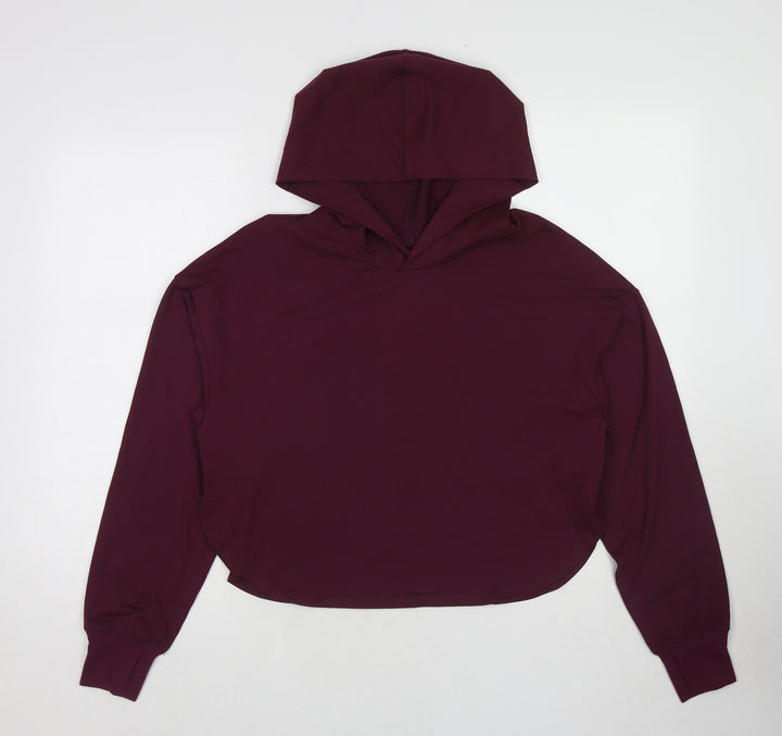Gilly Hicks Womens Purple Polyester Pullover Hoodie Size S Pullover - Open Back