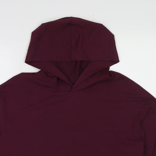Gilly Hicks Womens Purple Polyester Pullover Hoodie Size S Pullover - Open Back