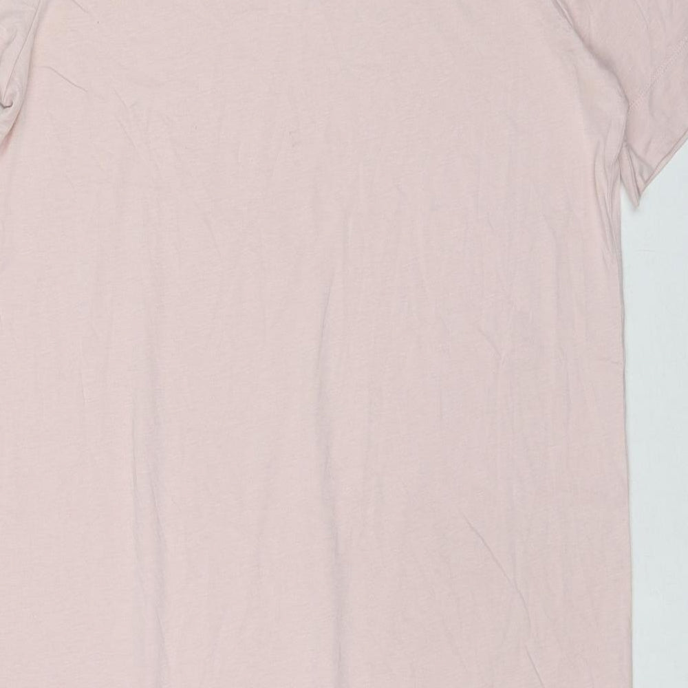 Marks and Spencer Womens Pink Solid Cotton Top Dress Size M