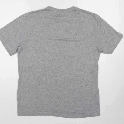 Batman Mens Grey Polyester T-Shirt Size M Round Neck - To the batmobile