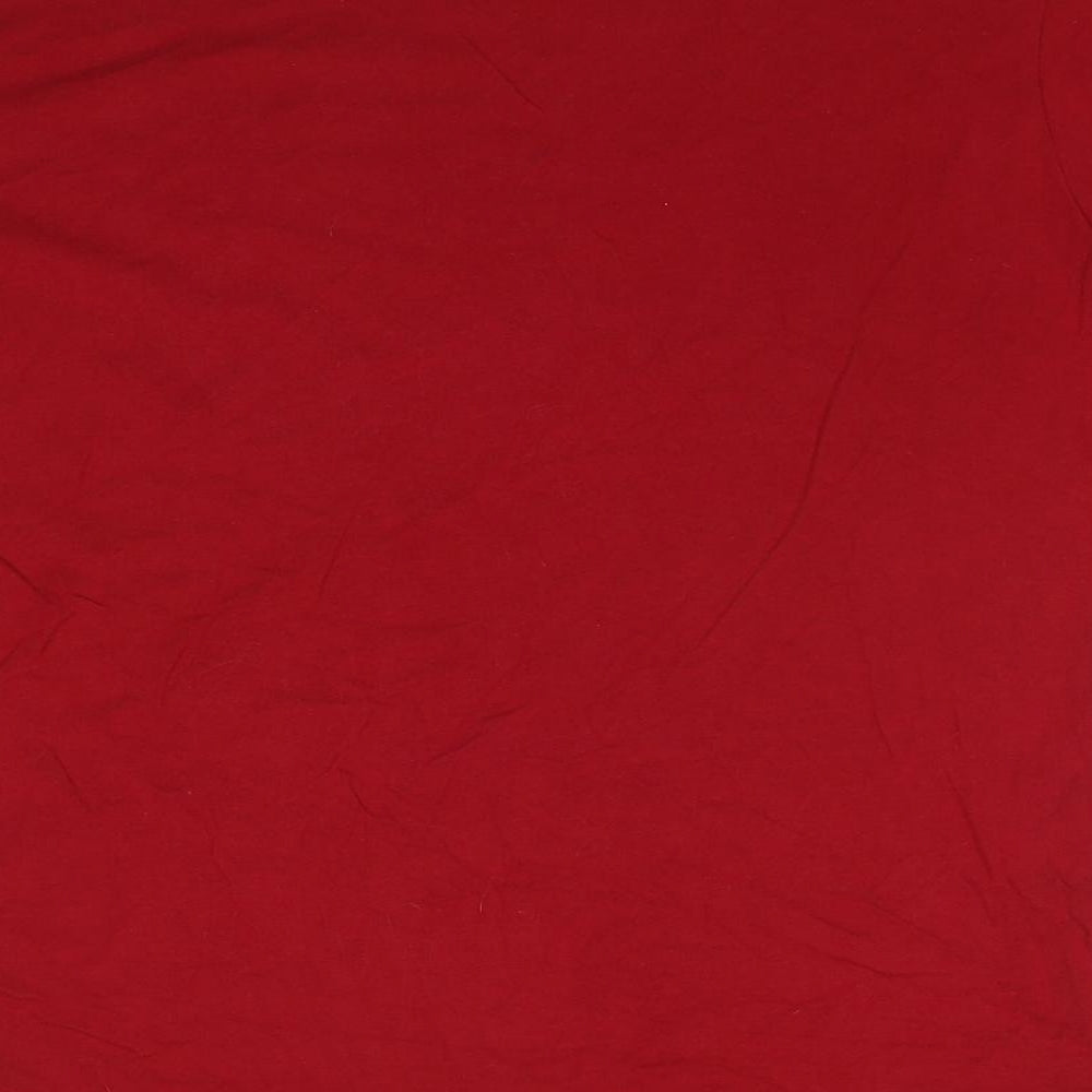 Levi's Mens Red Cotton T-Shirt Size S Round Neck