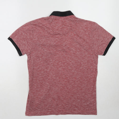 Debenhams Mens Red Cotton Polo Size XS Collared Pullover