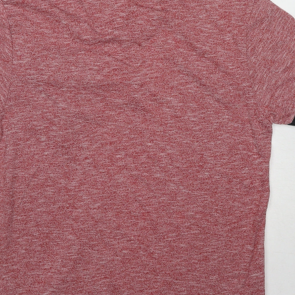 Debenhams Mens Red Cotton Polo Size XS Collared Pullover