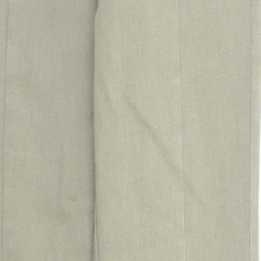 NEXT Womens Green Cotton Skinny Jeans Size 10 Regular Zip