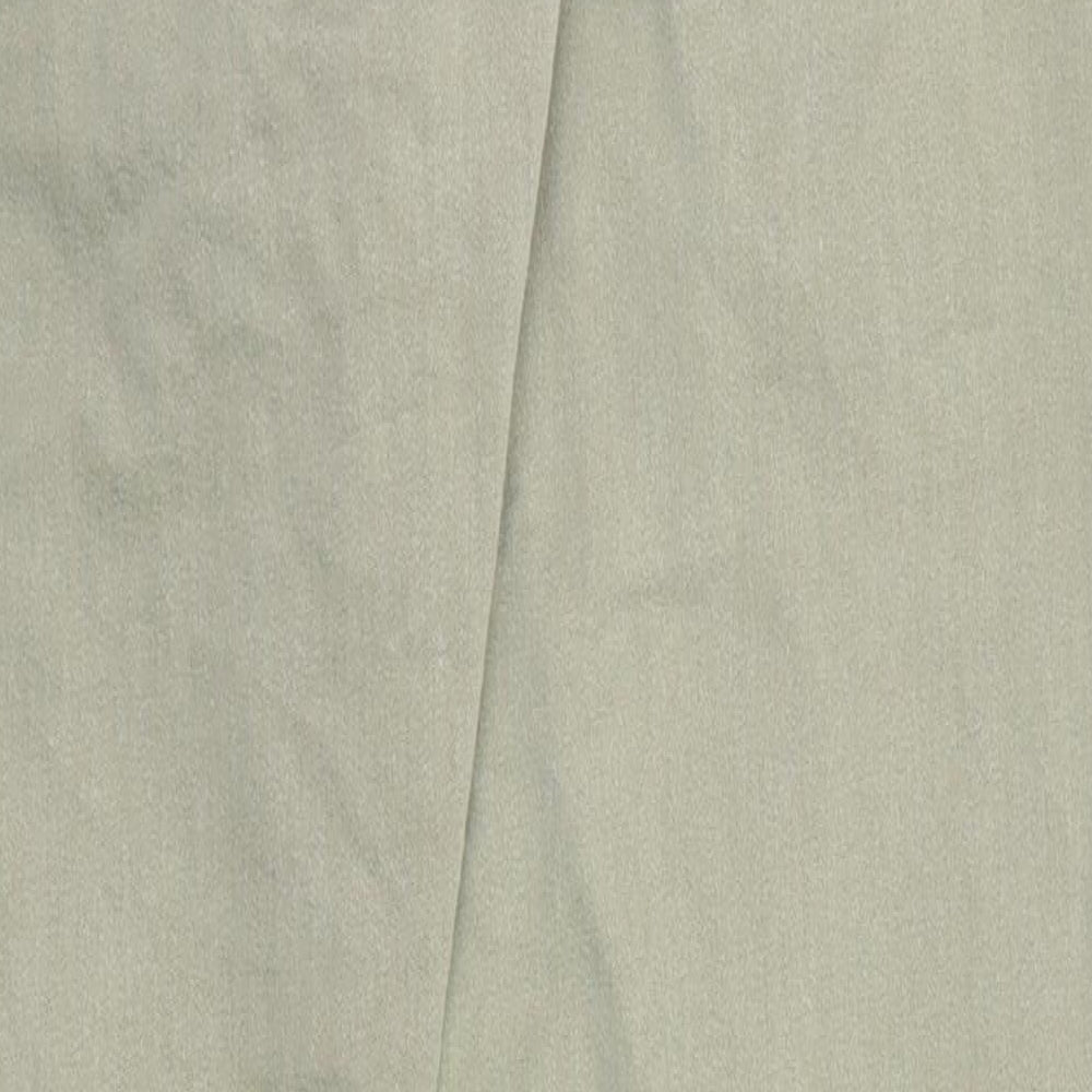 NEXT Womens Green Cotton Skinny Jeans Size 10 Regular Zip