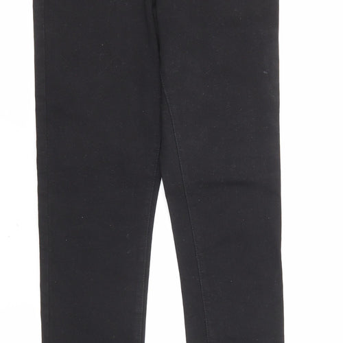 Denim & Co. Womens Black Cotton Skinny Jeans Size 10 Regular Zip