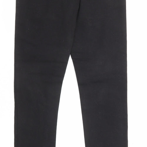 Denim & Co. Womens Black Cotton Skinny Jeans Size 10 Regular Zip