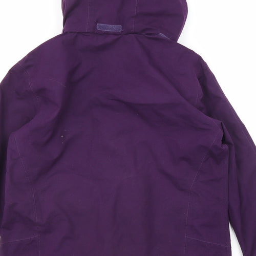 Peter Storm Girls Purple Windbreaker Jacket Size 9-10 Years Zip