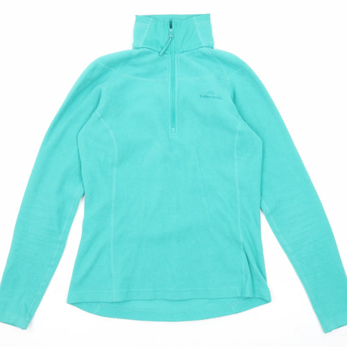 Kathmandu Womens Green Polyester Pullover Sweatshirt Size 6 Zip