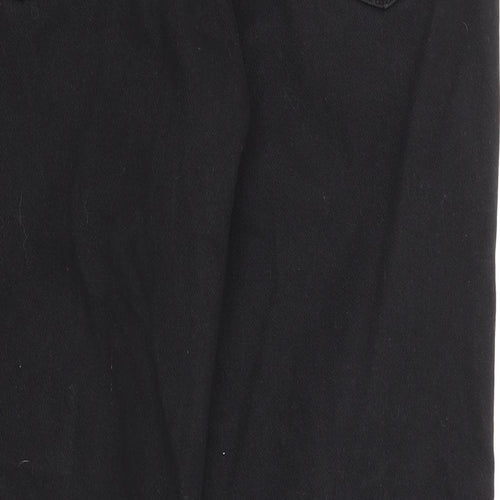 Wrangler Mens Black Cotton Straight Jeans Size 33 in Regular Zip