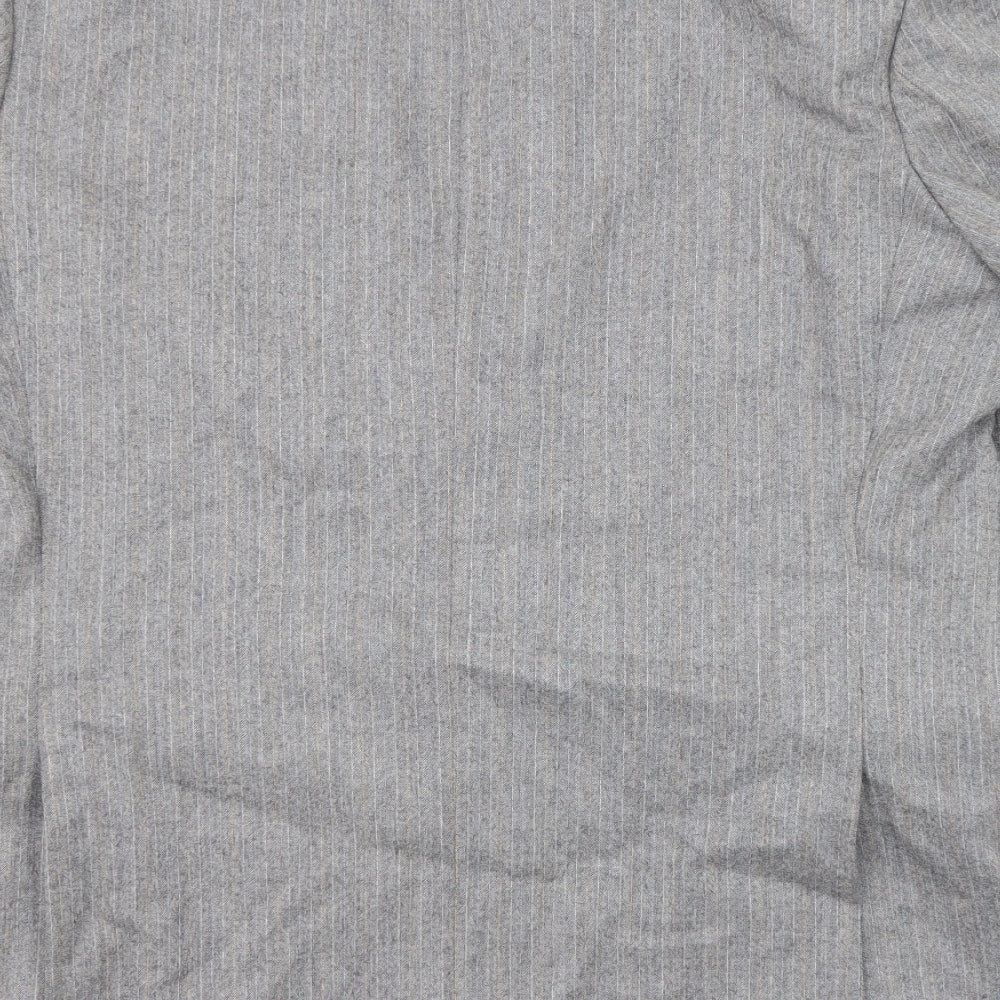 St Michael Mens Grey Wool Jacket Suit Jacket Size 46 Regular