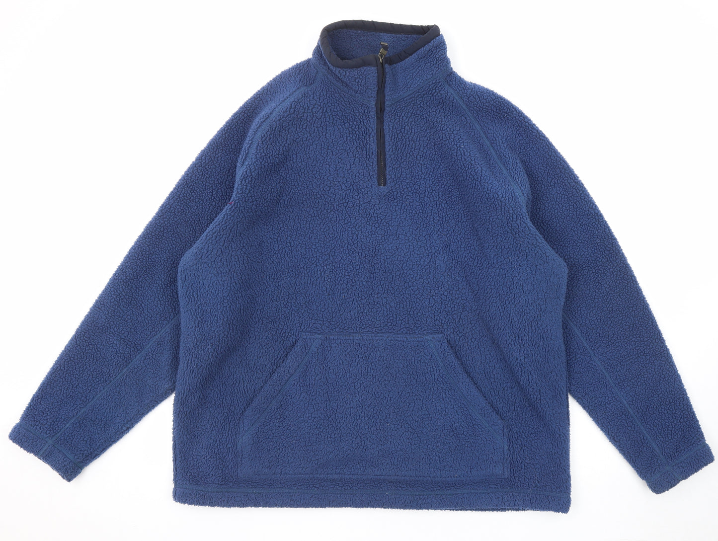 Blue Harbour Mens Blue Polyester Pullover Sweatshirt Size XL