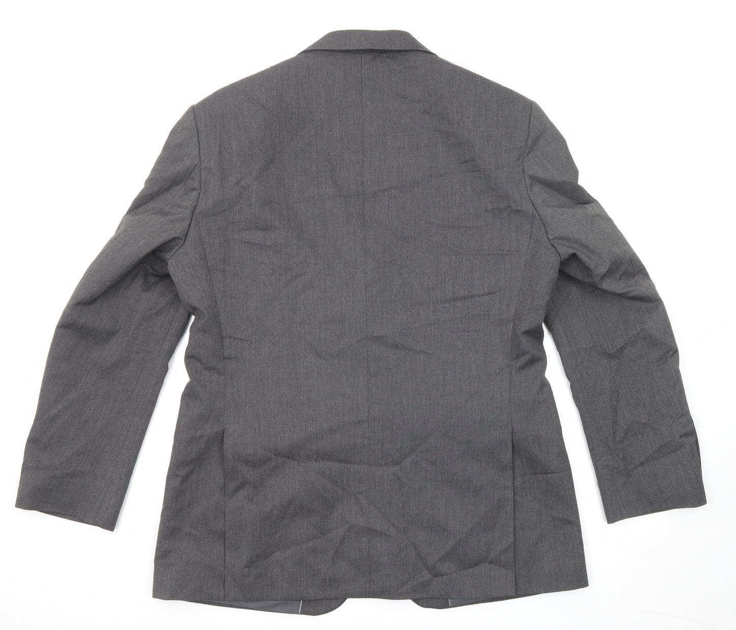 Marks and Spencer Mens Grey Polyester Jacket Suit Jacket Size 40 Regular
