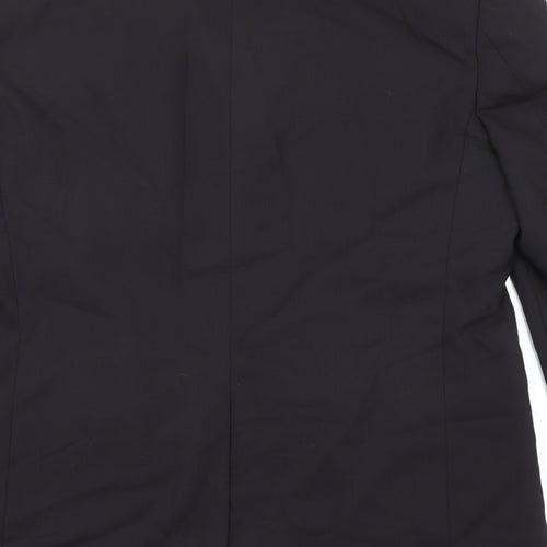 Marks and Spencer Mens Black Wool Jacket Suit Jacket Size 42 Regular