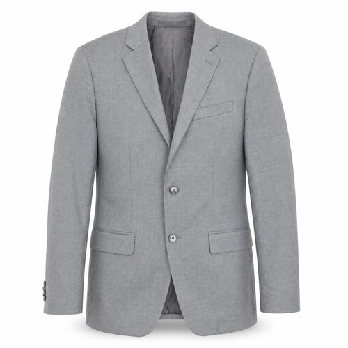 Mango Mens Grey Polyester Jacket Suit Jacket Size 40 Regular