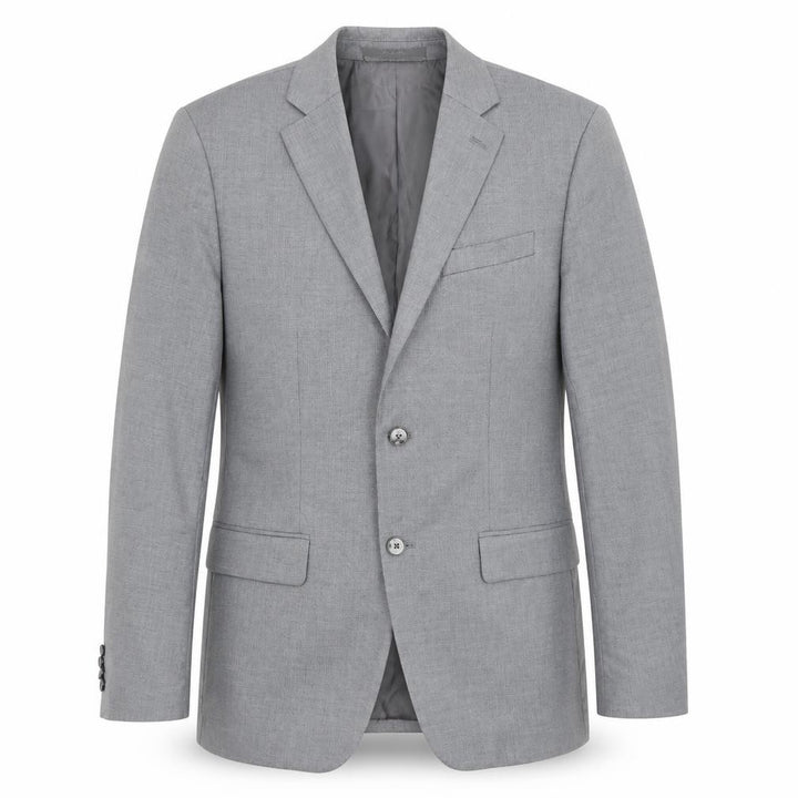 Mango Mens Grey Polyester Jacket Suit Jacket Size 40 Regular