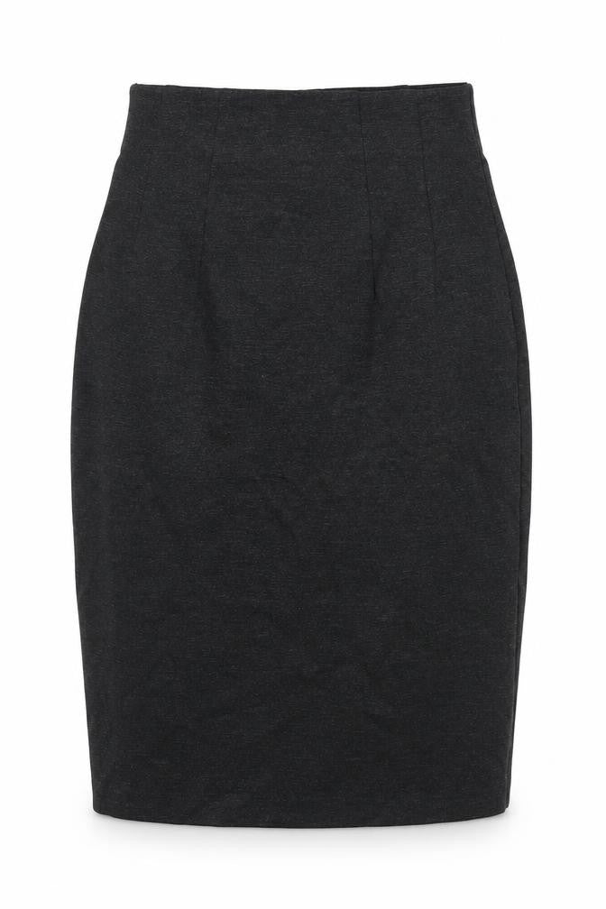 Marks and Spencer Womens Grey Viscose Straight & Pencil Skirt Size 8