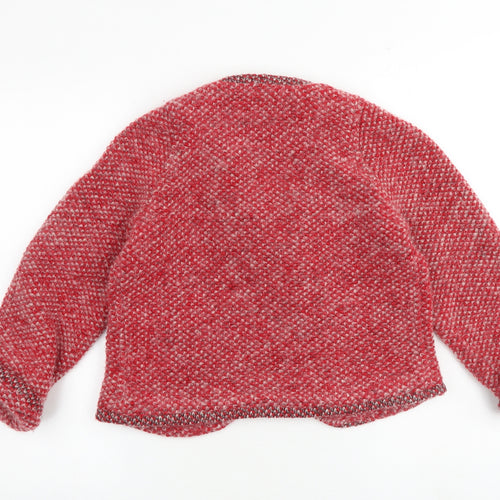 Zara Womens Red Wool Jacket Size S