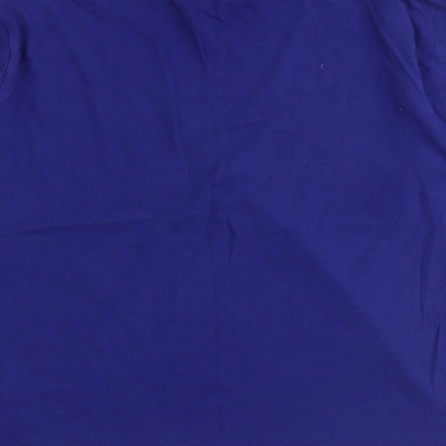 Polo Ralph Lauren Mens Blue Cotton T-Shirt Size M Round Neck