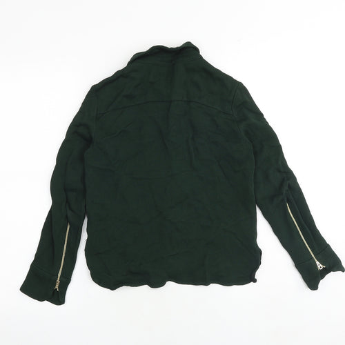 Zara Womens Green Jacket Size S Snap