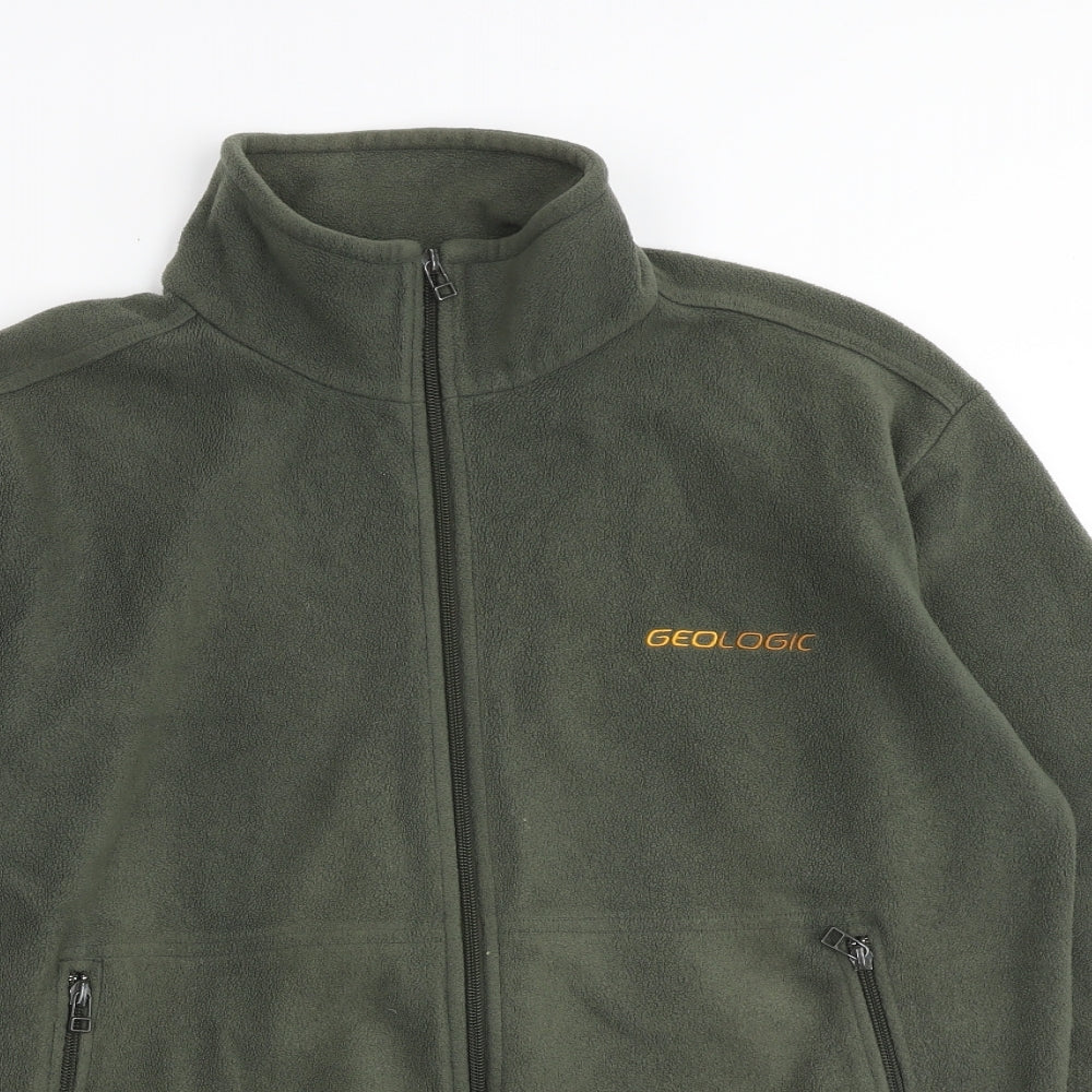 Geologic Mens Green Jacket Size M Zip