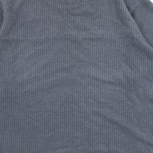 Maine Mens Blue Polyester Pullover Sweatshirt Size M