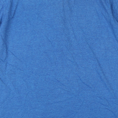 Pierre Cardin Mens Blue Cotton Polo Size 3XL Collared Button