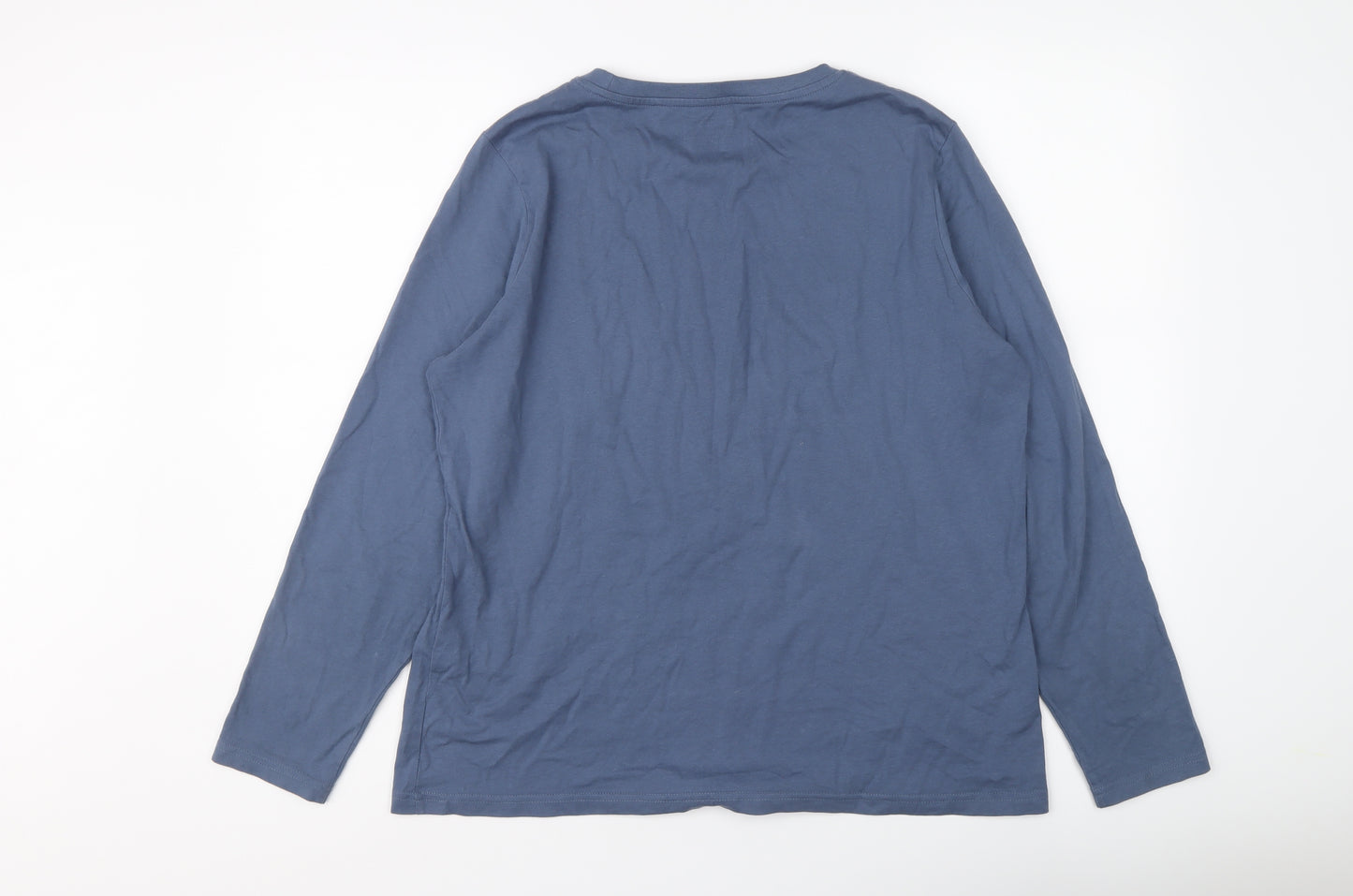 Mountain Warehouse Womens Blue Cotton Basic T-Shirt Size 16 Round Neck - Out Of Office