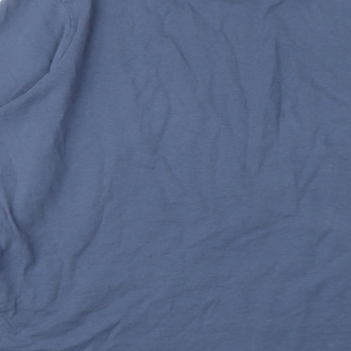 Mountain Warehouse Womens Blue Cotton Basic T-Shirt Size 16 Round Neck - Out Of Office