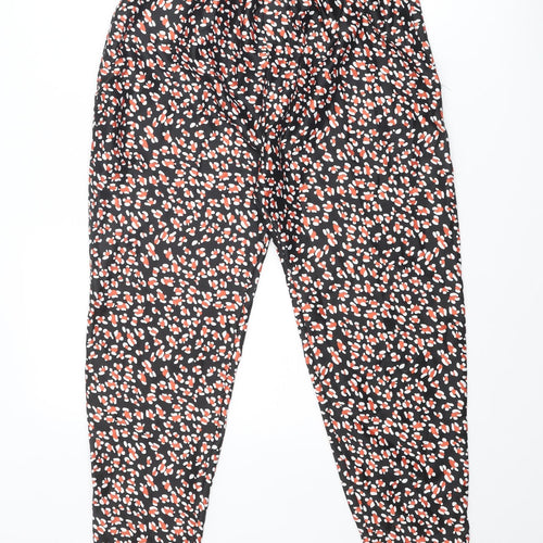 Cotton On Womens Multicoloured Geometric Polyester Trousers Size S Regular