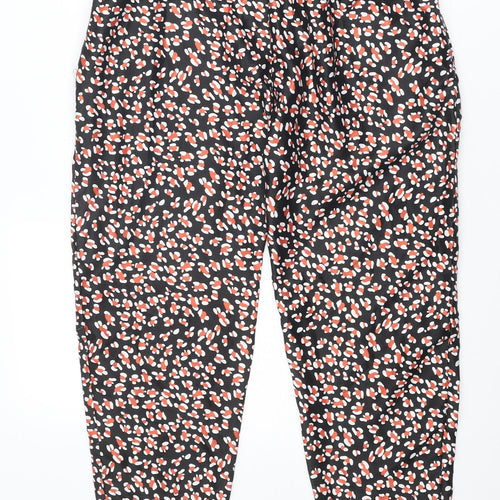 Cotton On Womens Multicoloured Geometric Polyester Trousers Size S Regular