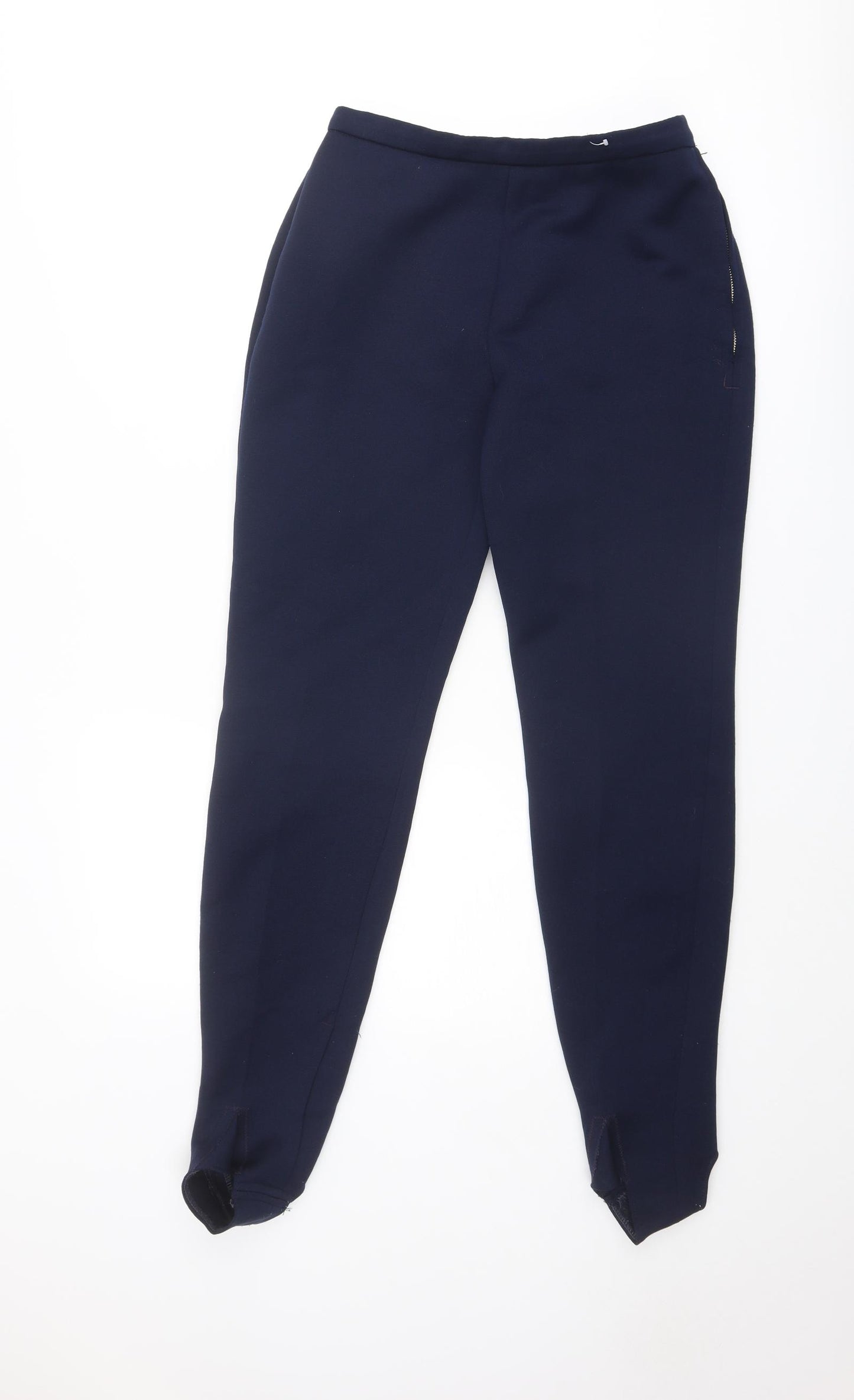 Aspen Womens Blue Polyester Carrot Leggings Size L Regular Zip - Stirrups