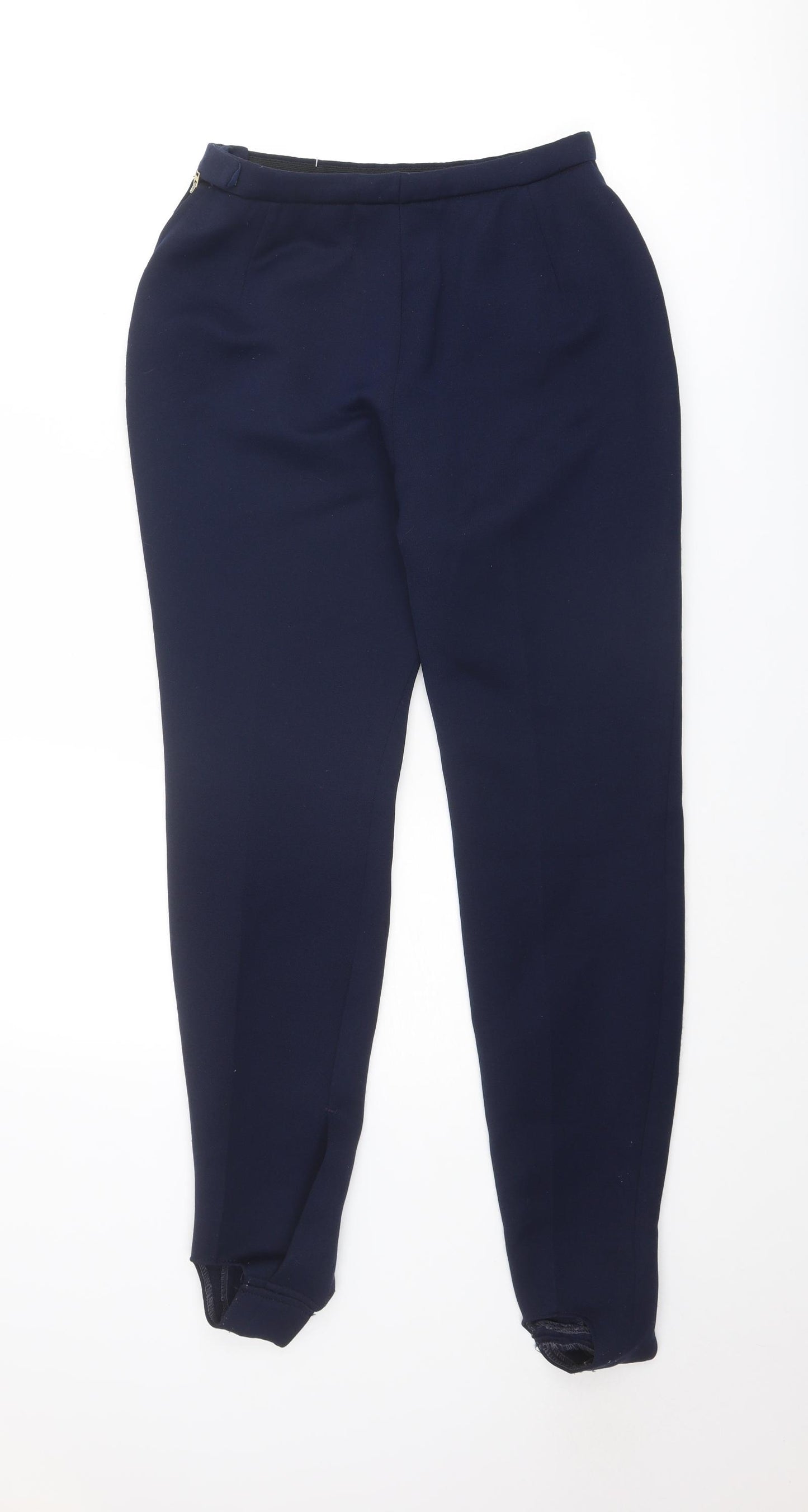 Aspen Womens Blue Polyester Carrot Leggings Size L Regular Zip - Stirrups