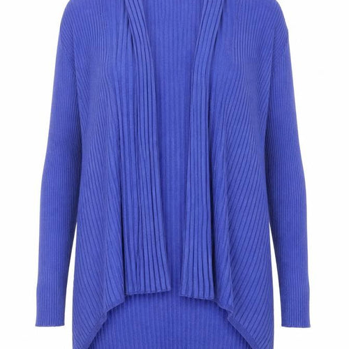 Marks and Spencer Womens Blue V-Neck Polyamide Cardigan Jumper Size 8
