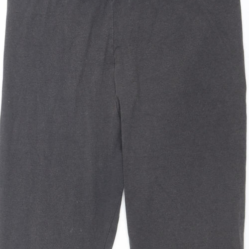 White Stuff Womens Grey Cotton Jogger Leggings Size 18