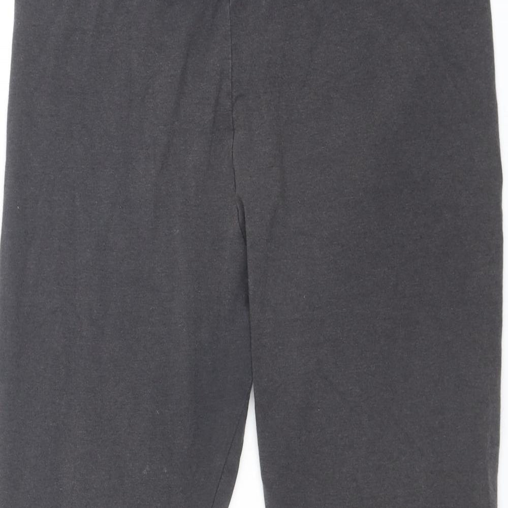White Stuff Womens Grey Cotton Jogger Leggings Size 18