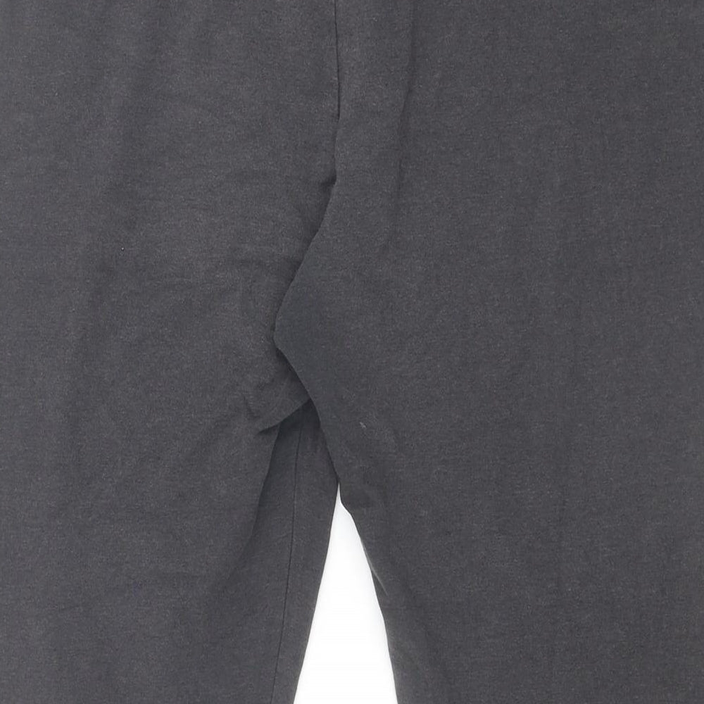 White Stuff Womens Grey Cotton Jogger Leggings Size 18